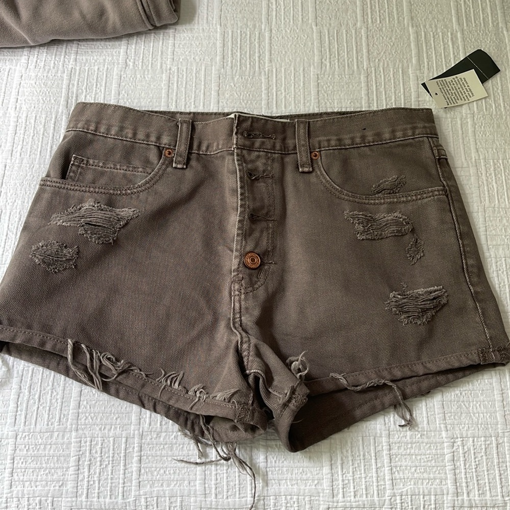 Abercrombie High Rise Shorts